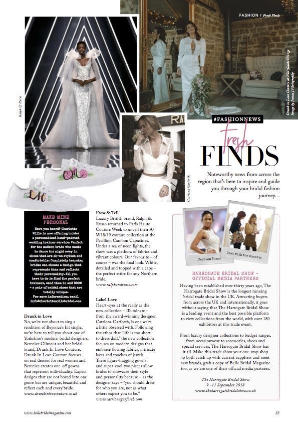 Belle Bridal Magazine AW18