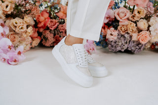 Introducing The Charlotte Mills Bridal Trainer | The perfect shoe for the evening of your wedding