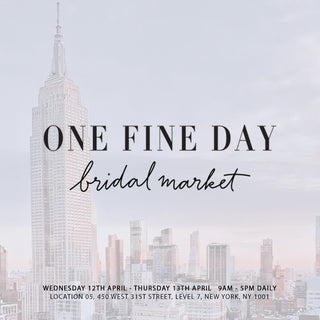 One Fine Day Bridal Market New York - April 2023