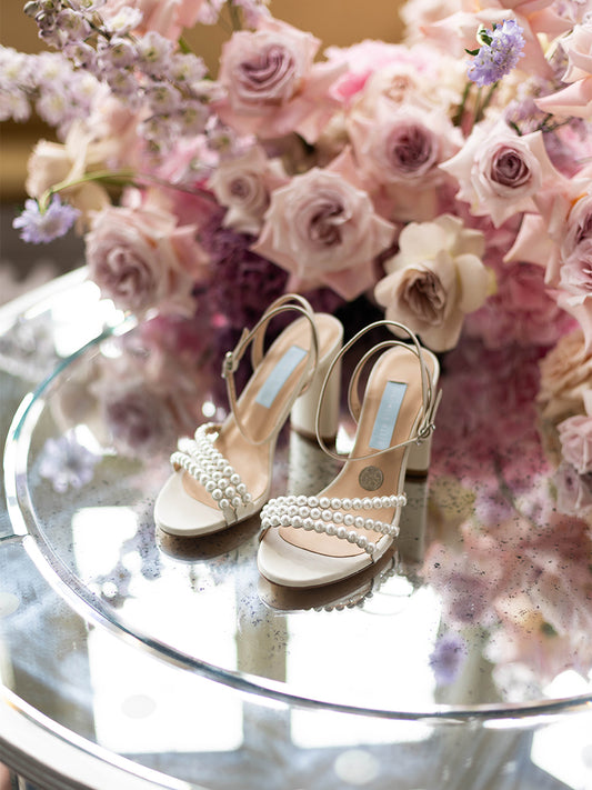 Peep Toe Wedding Shoes