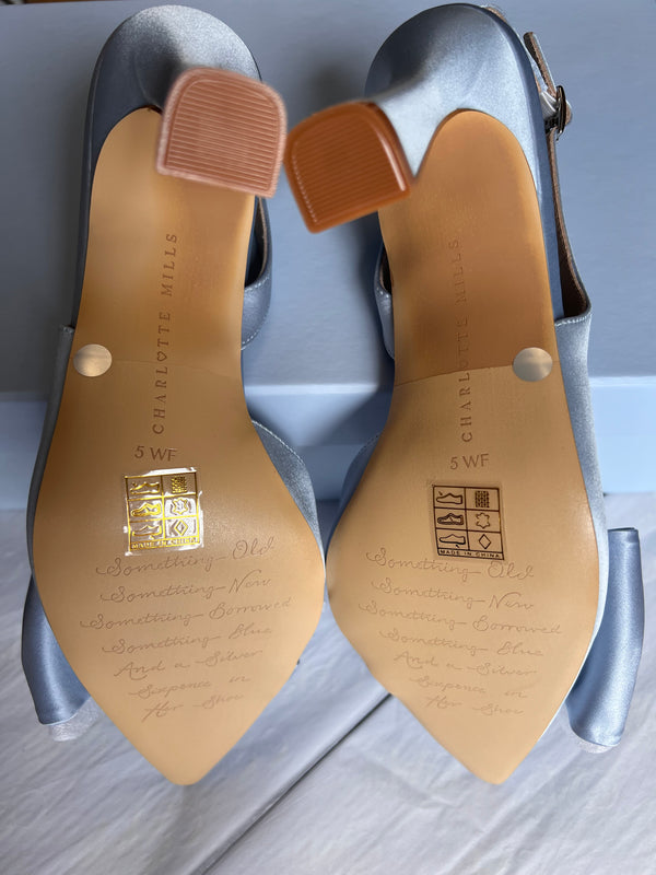 Mia Blue Wide Fit UK5 - Outlet 35