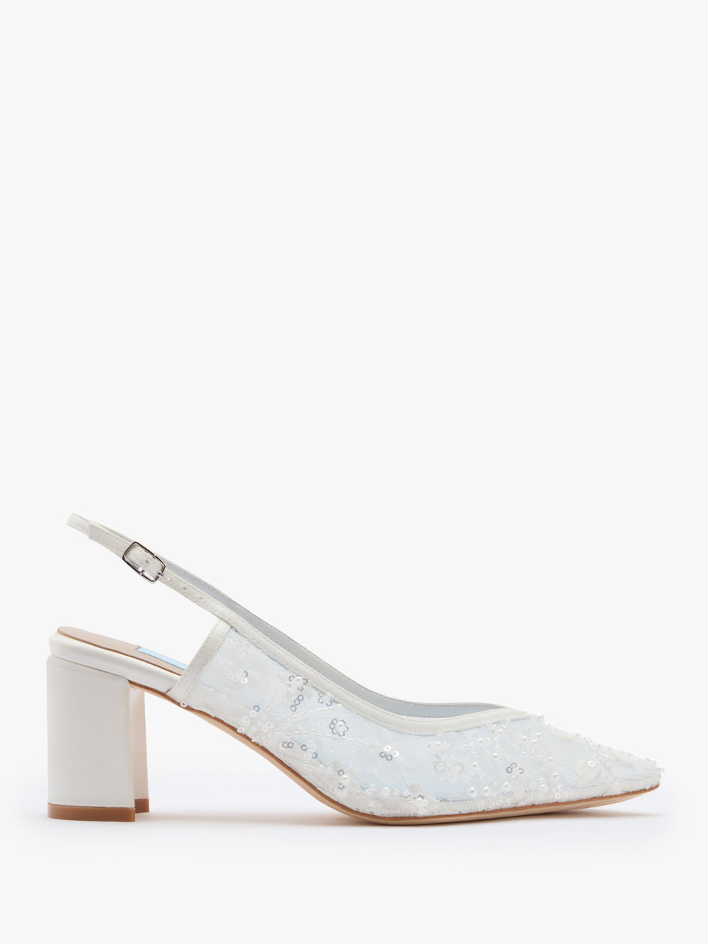 Opal Mid Height Embellished Slingback