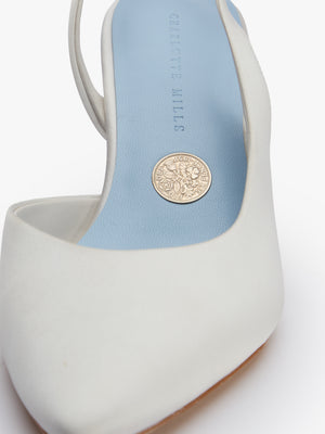 Paloma Satin Slingback