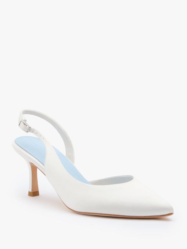 Paloma Satin Slingback