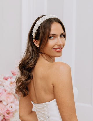 Charlotte Mills Pearl embellished headband