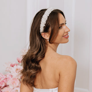 Charlotte Mills Pearl embellished headband