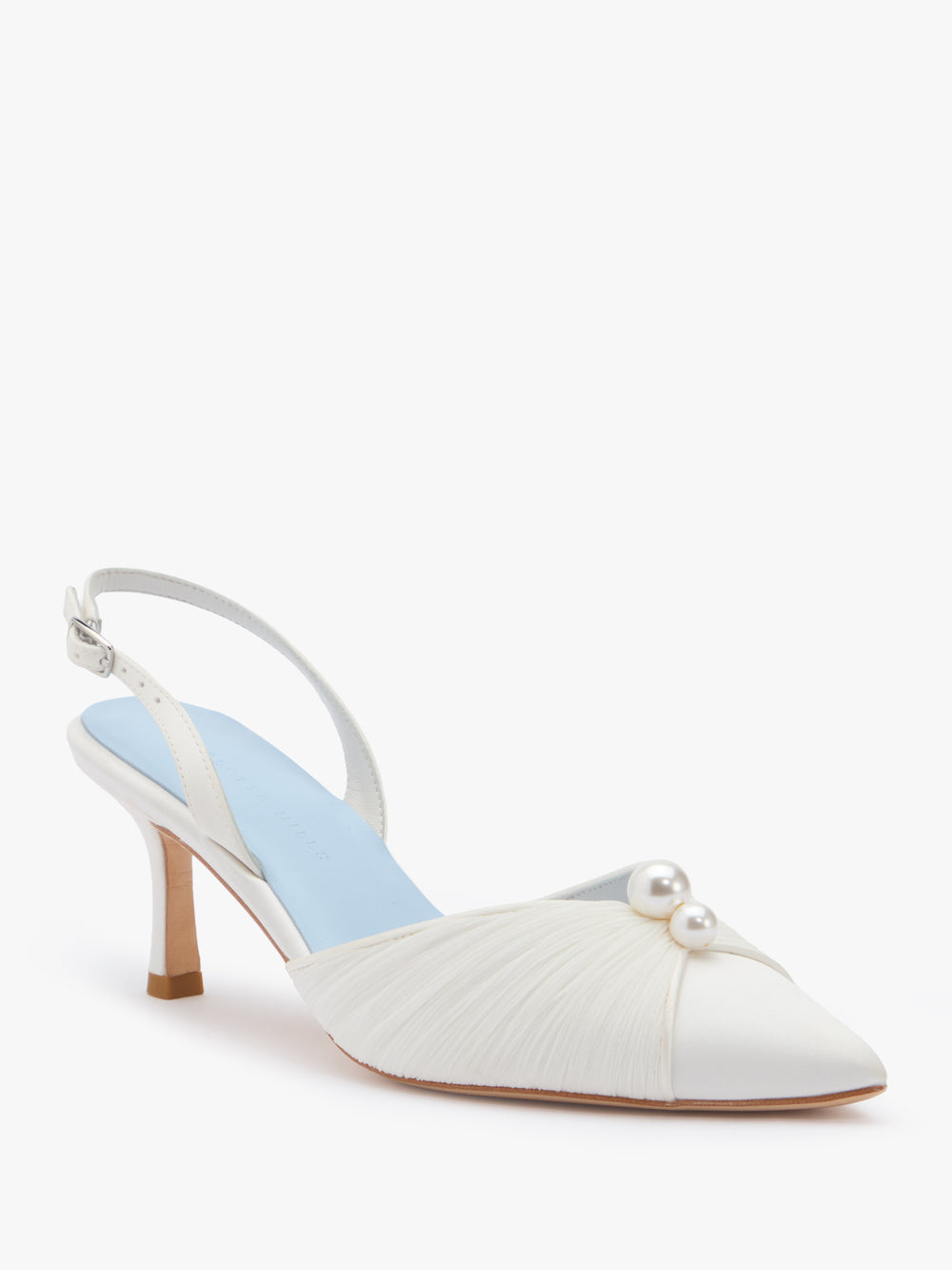 Poppy Pleat & Pearl Detail Point