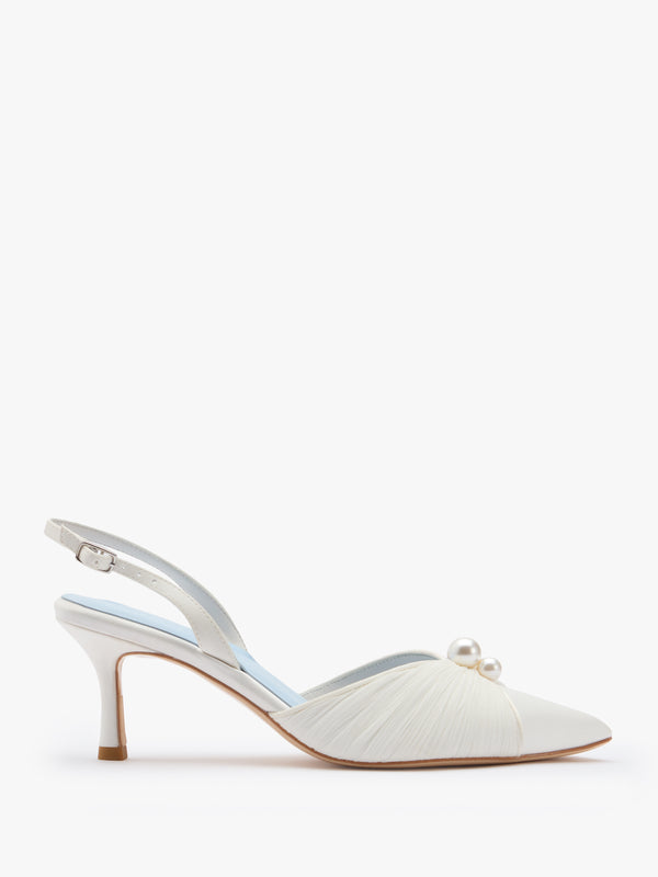 Poppy Pleat & Pearl Detail Point
