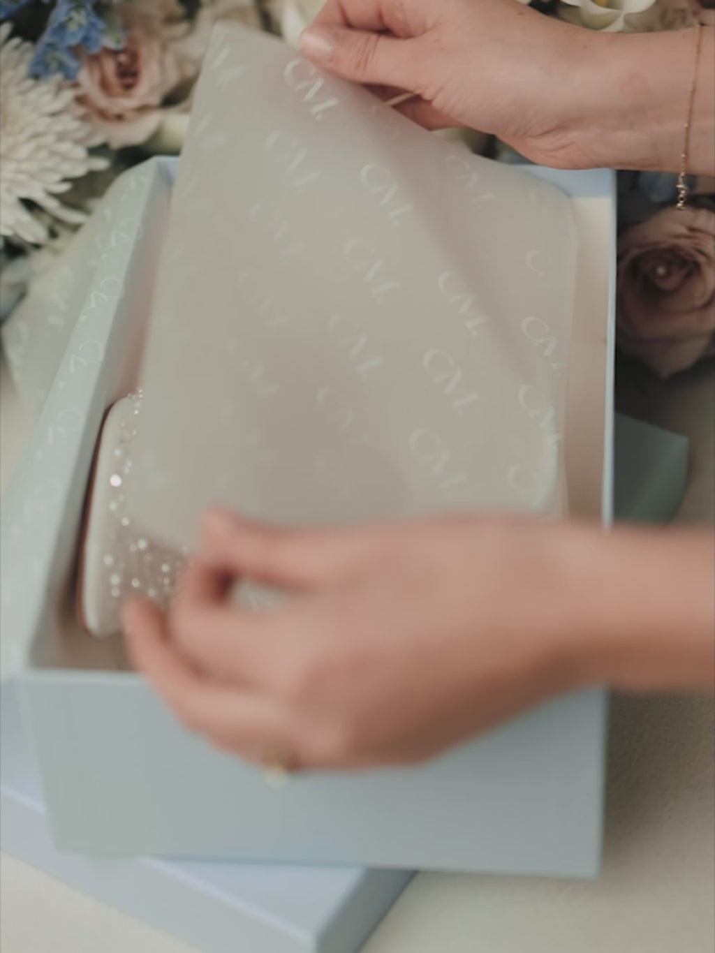 Charlotte Mills Nevaeh Embellished Mesh Point Toe Slingback Bridal Court