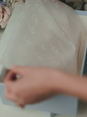 UNBOXING OF CHARLOTTE MILLS OPAL IVORY FLOWER EMBELLISHED MESH SLINGBACK ON BLOCK HEEL